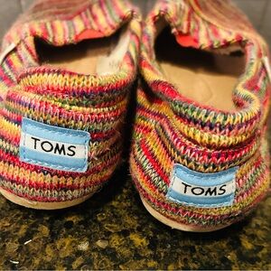 TOMS like NEW Colorful Knit Slip-Ons